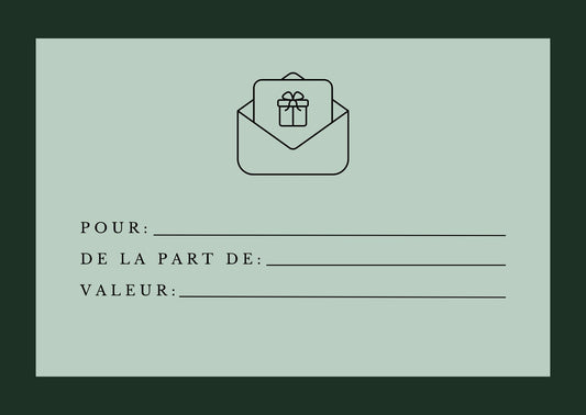 Carte cadeau
