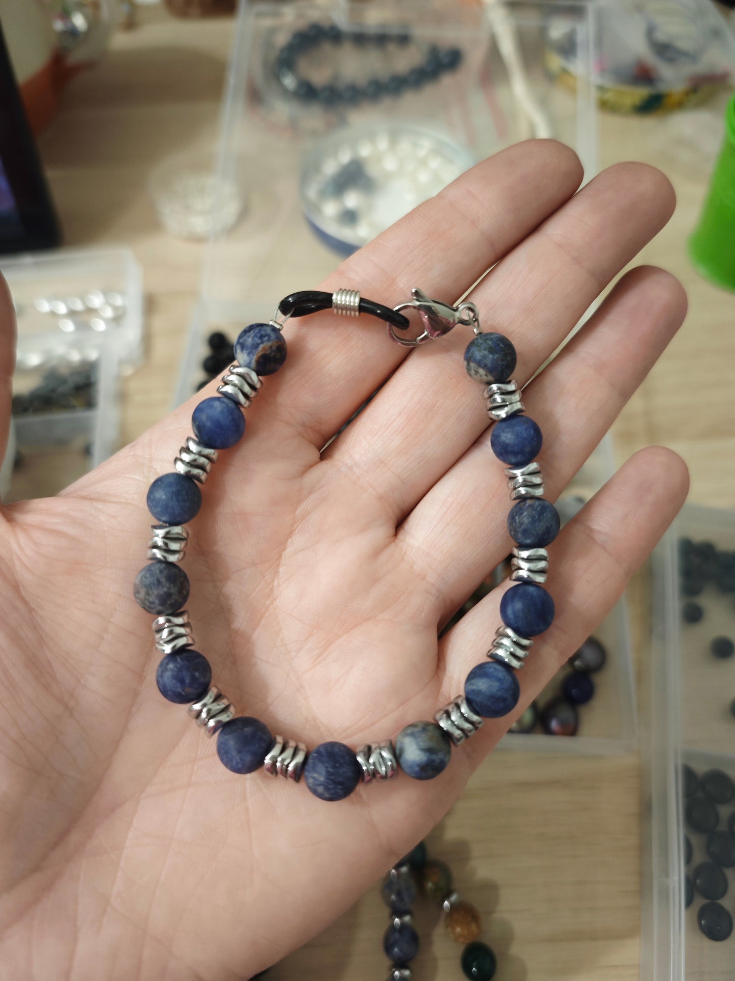 Charlie sodalite bracelet