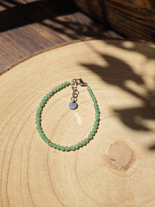 Bracelet fin en aventurine