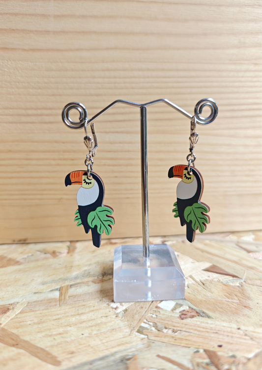 Boucles d'oreilles Toucan