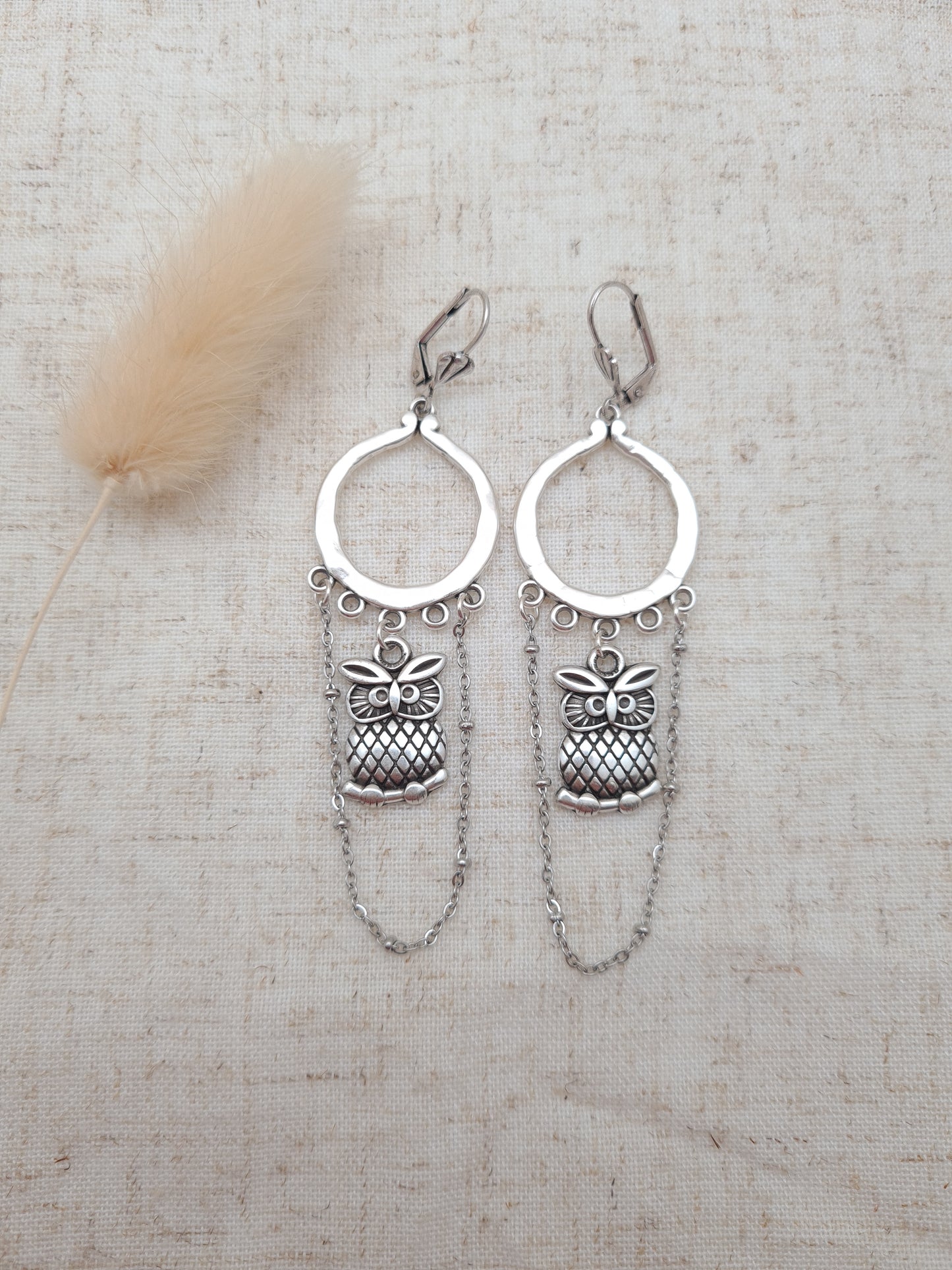 Boucles d'oreilles Hiboux