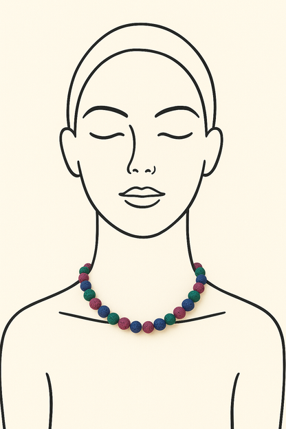 Collier Pierre de lave