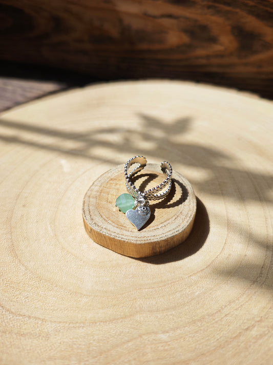 Bague Coeur & Aventurine