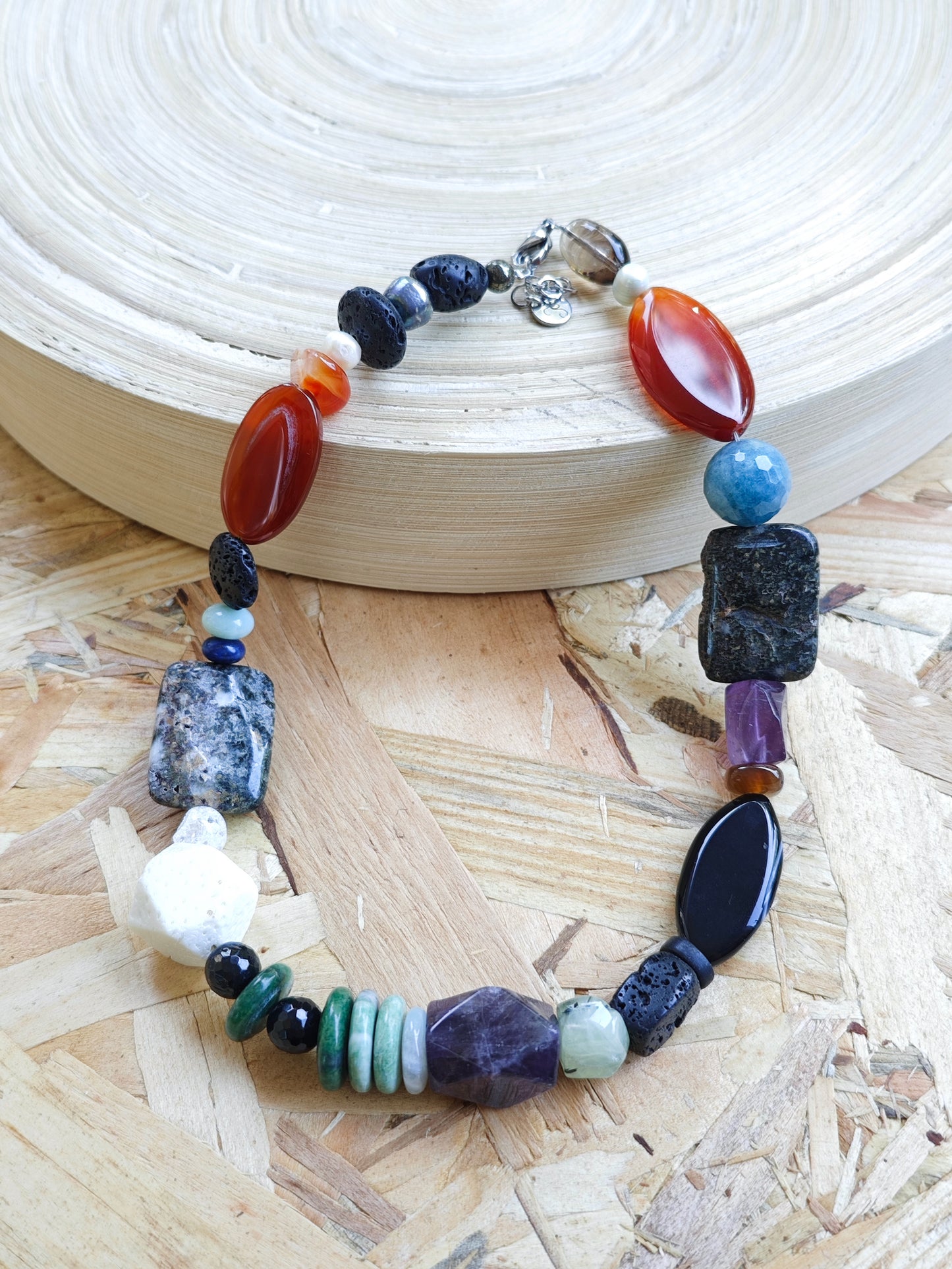 Collier Asymétrique multicolore