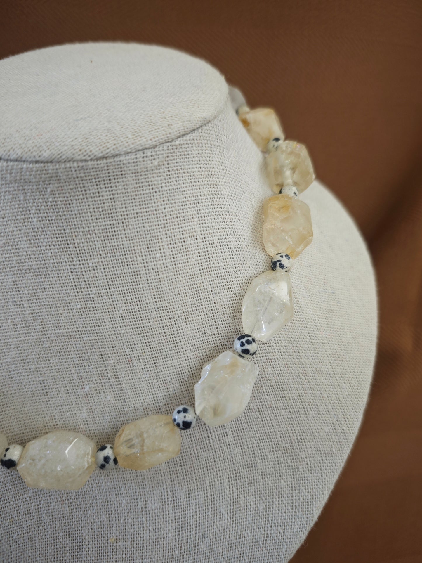 Collier Citrine