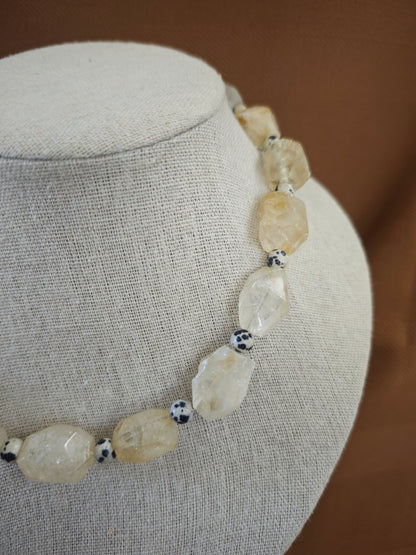 Collier Citrine