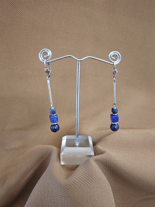 Boucles d'oreilles Lapis Lazuli