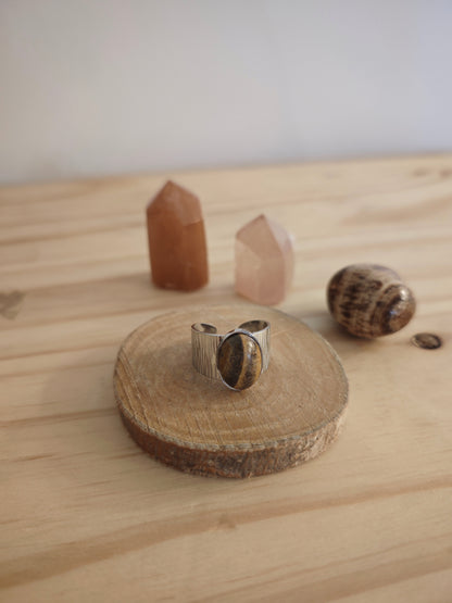 Bague Naya Jaspe paysage