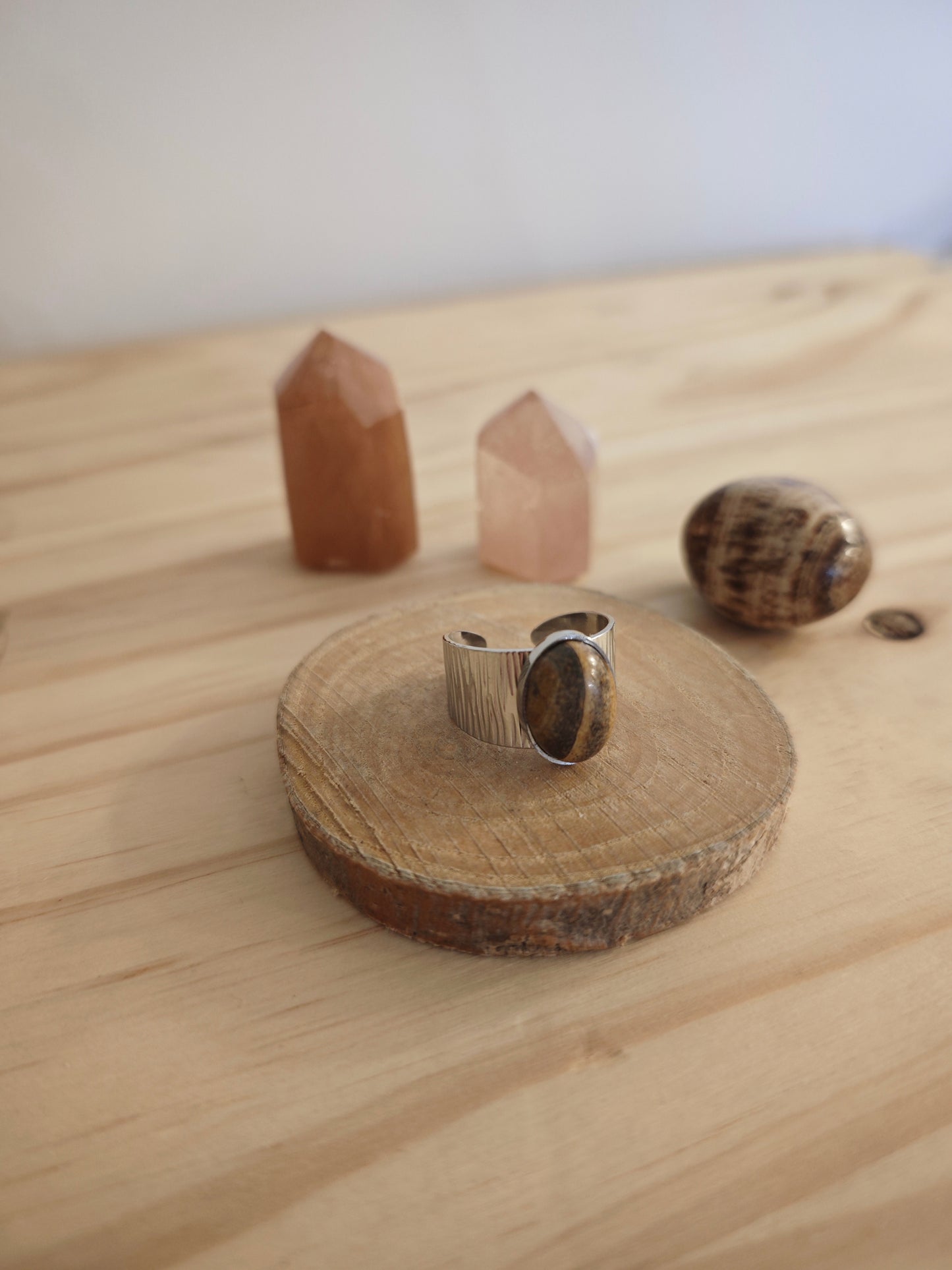 Bague Naya Jaspe paysage