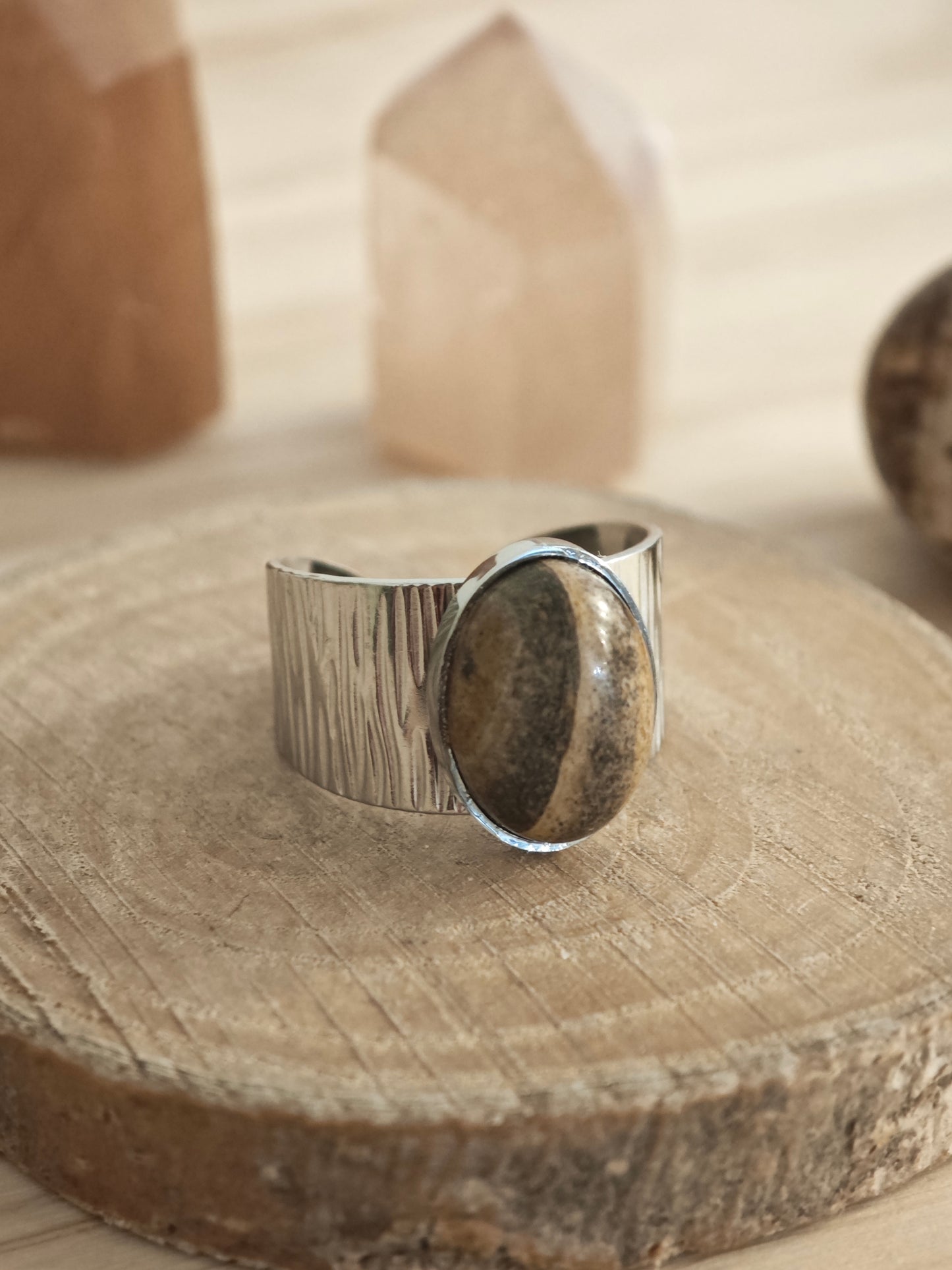 Bague Naya Jaspe paysage