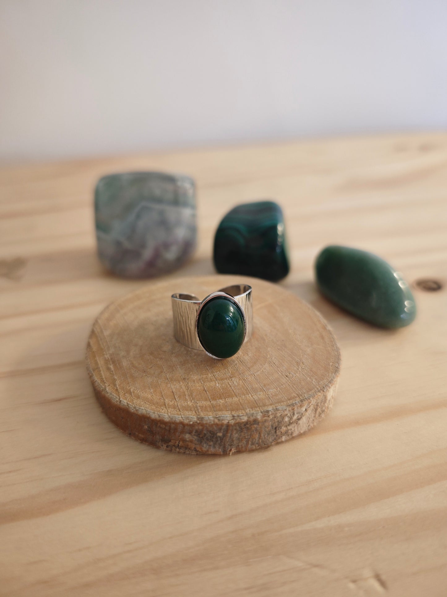 Bague Naya Agate verte