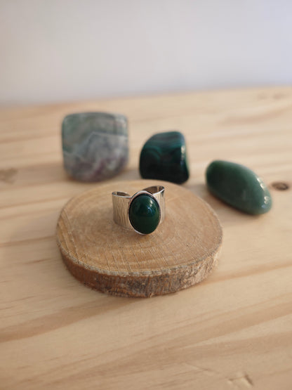 Bague Naya Agate verte