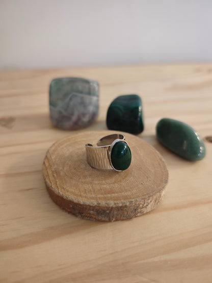 Bague Naya Agate verte