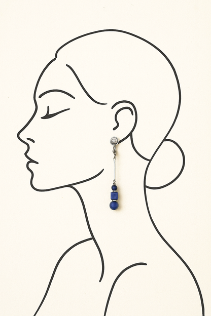 Boucles d'oreilles Lapis Lazuli