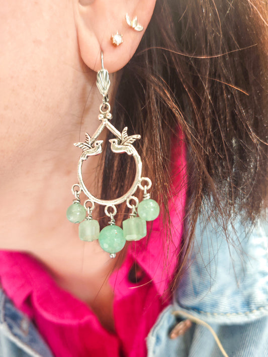 Boucles d'oreilles Tsipora Aventurine