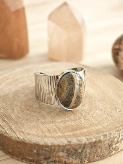 Bague Naya Jaspe paysage