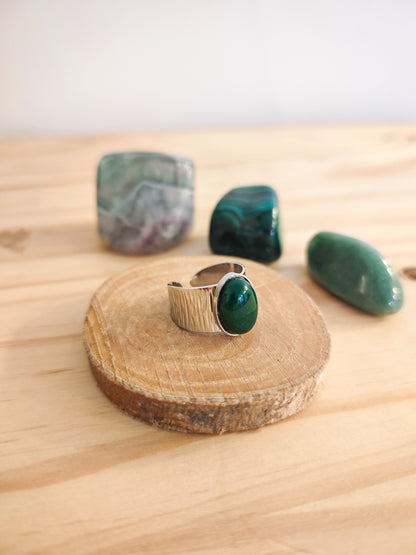 Bague Naya Agate verte