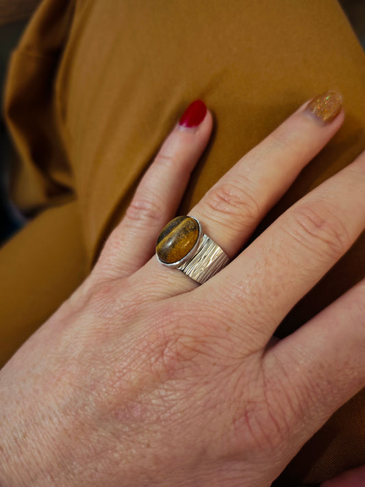 Bague Naya Jaspe paysage