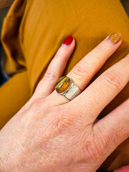 Bague Naya Jaspe paysage